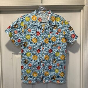 PacSun Blue Graphic Print Shirt